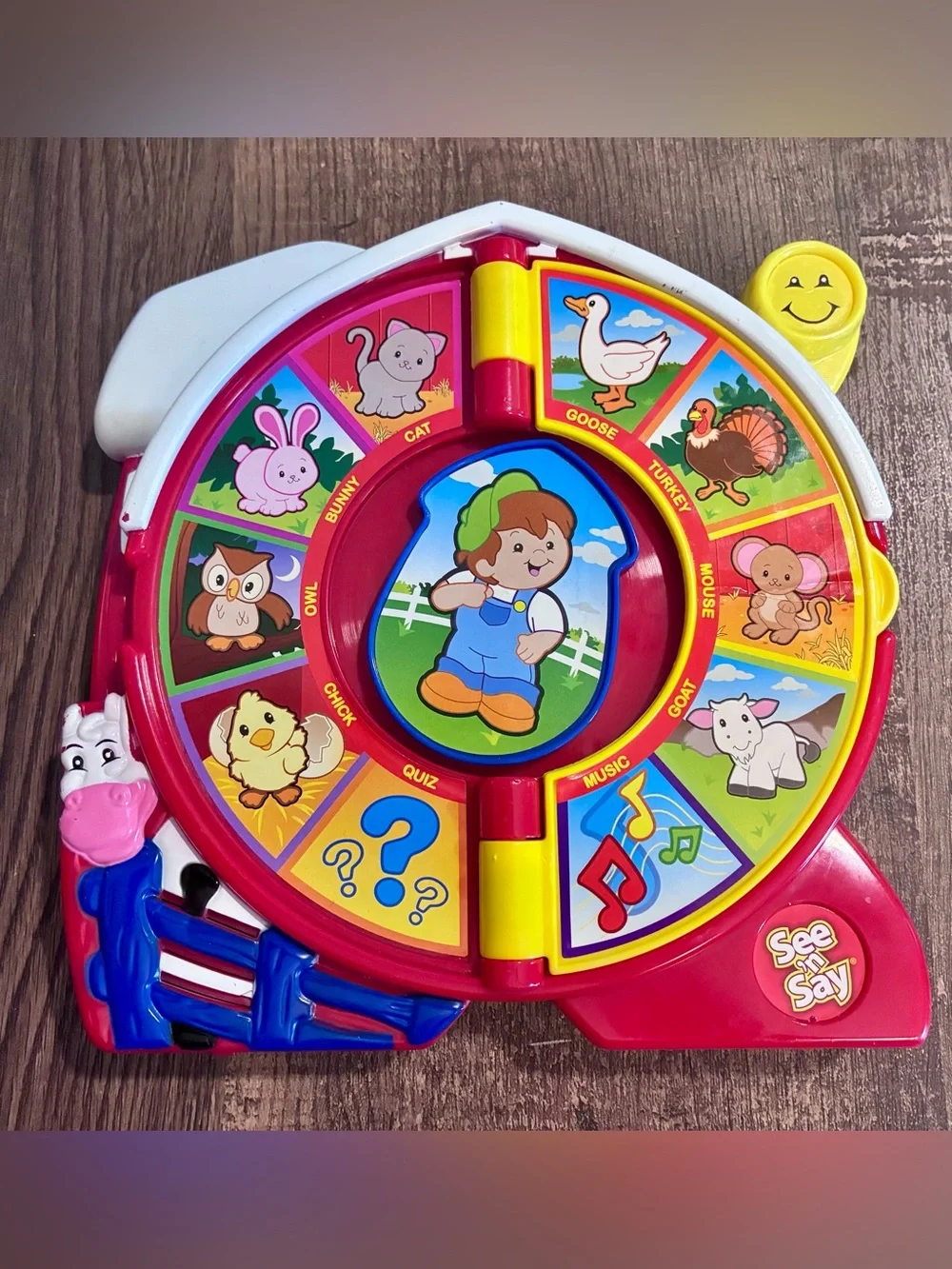 Old Macdonald “See N Say” Spin Wheel